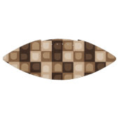 Bruin Modern Boho Arch geometrisch Azteeks patroon American Football (Paneel)