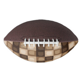 Bruin Modern Boho Arch geometrisch Azteeks patroon American Football