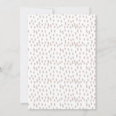 Bruin Moderne Safari Leeuw Wild Een 1e Verjaardag Kaart (Achterkant)