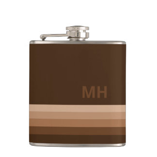 Bruin monogram heupfles