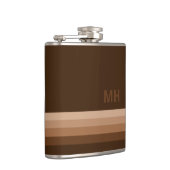 Bruin monogram heupfles (Rechts)