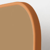 Bruin monogram kalligrafie minimalistisch professi pickleball paddle (Links Detail)