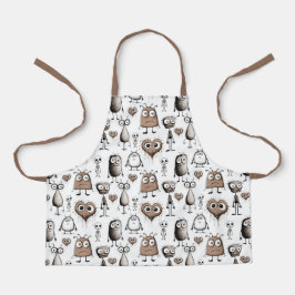 Bruin Monster Kinderen Schort