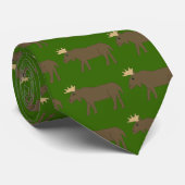 Bruin Moose stropdas (Opgerold)