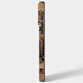 BRUIN MUZIKAAL STOOMPUNK THEMA Case-Mate iPhone CASE (Achterkant / Links)