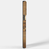 BRUIN MUZIKAAL STOOMPUNK THEMA Case-Mate iPhone CASE (Achterkant / Rechts)