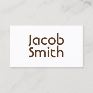 Bruin Mystery Writer Visitekaartje