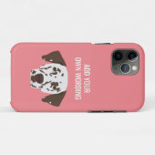 Bruin-neergeslagen Dalmatische Hoesje-Mate iPhone Case-Mate iPhone Case (Achterkant (horizontaal))