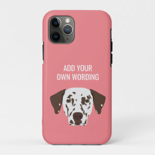 Bruin-neergeslagen Dalmatische Hoesje-Mate iPhone  Case-Mate iPhone Case