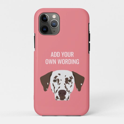 Bruin-neergeslagen Dalmatische Hoesje-Mate iPhone Case-Mate iPhone Case (Achterkant)