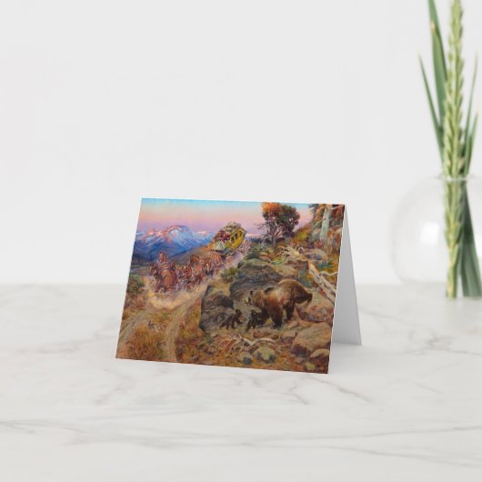 Bruin Not Bunny Turned the Leaders,1924 by Russell Bedankkaart (Voorkant)