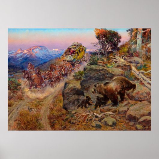 Bruin Not Bunny Turned the Leaders,1924 by Russell Poster (Voorkant)