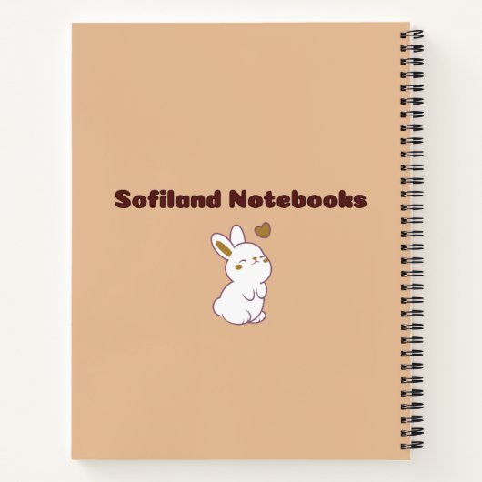 Bruin 🤎🥨🌷🌸💛 notitieboek (Achterkant)