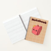 Bruin 🤎🥨🌷🌸💛 notitieboek (Binnen)