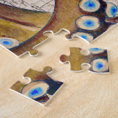 Bruin octopus  Map Compass Legpuzzel (Zijkant)