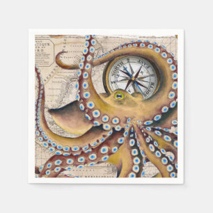 Bruin octopus  Map Compass Servet