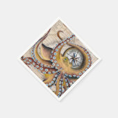 Bruin octopus  Map Compass Servet (Hoek)