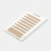 Bruin om te doen lijst Post-it notities Post-it® Notes (Schuin)
