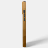 Bruin ombre geometrisch mesh patroon Monogram Case-Mate iPhone Case (Achterkant / Links)