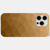 Bruin ombre gradiënt geometrisch mesh patroon Case-Mate iPhone case (Achterkant (horizontaal))