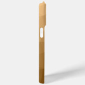 Bruin ombre gradiënt geometrisch mesh patroon Case-Mate iPhone case (Achterkant / Rechts)
