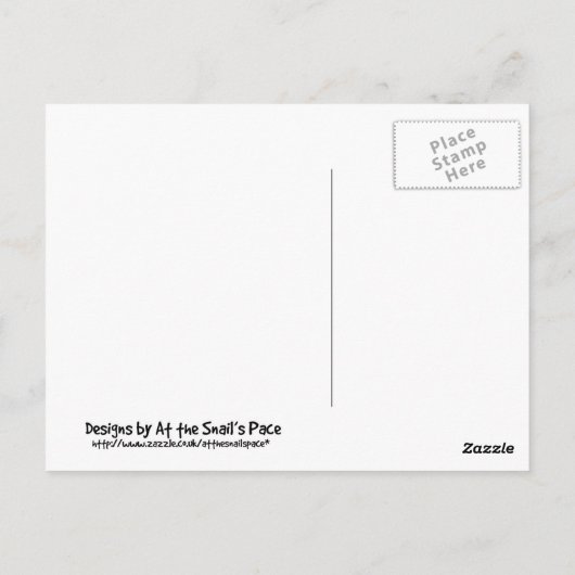 Bruin omhulde oorkonijn met lavendel briefkaart (Achterkant)