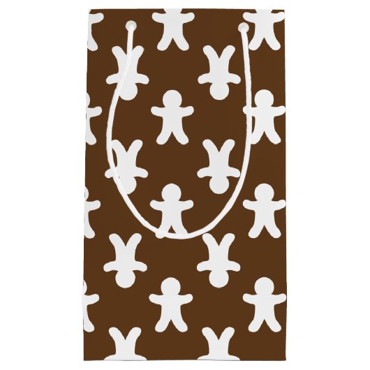 Bruin ontbijtbrood met kerstmis klein cadeauzakje (Voorkant)