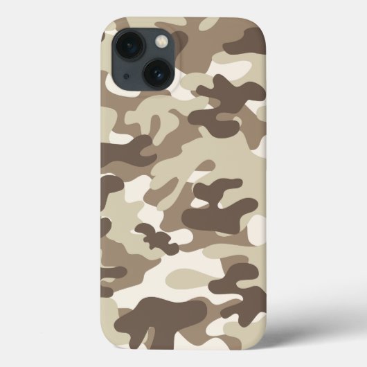 Bruin Ontwerp Camo Case-Mate iPhone Case (Achterkant)