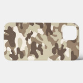 Bruin Ontwerp Camo Case-Mate iPhone Case (Achterkant (horizontaal))