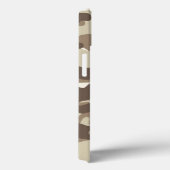 Bruin Ontwerp Camo Case-Mate iPhone Case (Achterkant / Rechts)