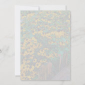 Bruin-oogige Susan's LOVE letters Wedding Kaart (Achterkant)