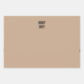 Bruin op zwaar werk berekend inpakpapier (Voorkant 3)