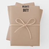 Bruin op zwaar werk berekend inpakpapier (In situ)