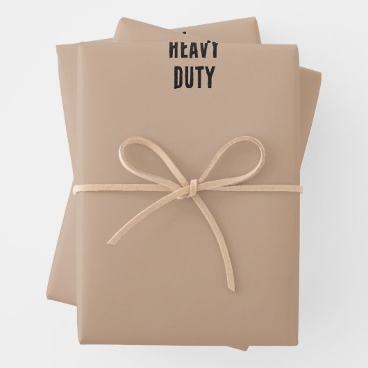 Bruin op zwaar werk berekend inpakpapier (In situ)