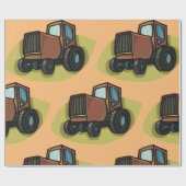 Bruin opvulpapier voor trekkers cadeaupapier (Vlak)