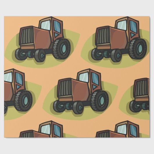 Bruin opvulpapier voor trekkers cadeaupapier (Vlak)