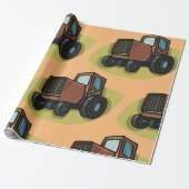 Bruin opvulpapier voor trekkers cadeaupapier (Uitgerold)