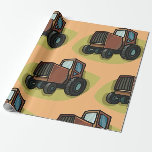 Bruin opvulpapier voor trekkers cadeaupapier (Uitgerold)