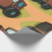 Bruin opvulpapier voor trekkers cadeaupapier