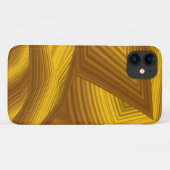 Bruin Oranje Abstract Geometrisch design Case-Mate iPhone Case (Achterkant (horizontaal))
