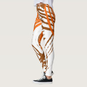 Bruin, Oranje, Boho Colors Abstract Leggings (Links)