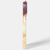  bruin oranje geometrisch patroon Monogram Case-Mate iPhone Case (Achterkant / Rechts)