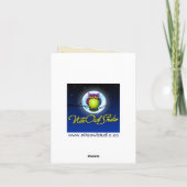 Bruin Oranje Ivoor Gedroogde Bladeren Dankjewelkaa Bedankkaart (Achterkant)