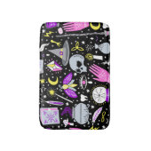  bruin-oranje tartan plaid. badmat (Voorkant Verticaal)