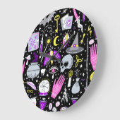  bruin-oranje tartan plaid. grote klok (Hoek)