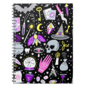 bruin-oranje tartan plaid. notitieboek (Voorkant)