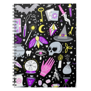 bruin-oranje tartan plaid. notitieboek