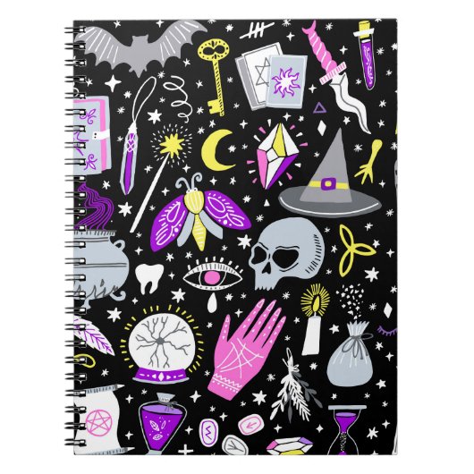  bruin-oranje tartan plaid. notitieboek (Voorkant)