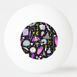  bruin-oranje tartan plaid. pingpongbal