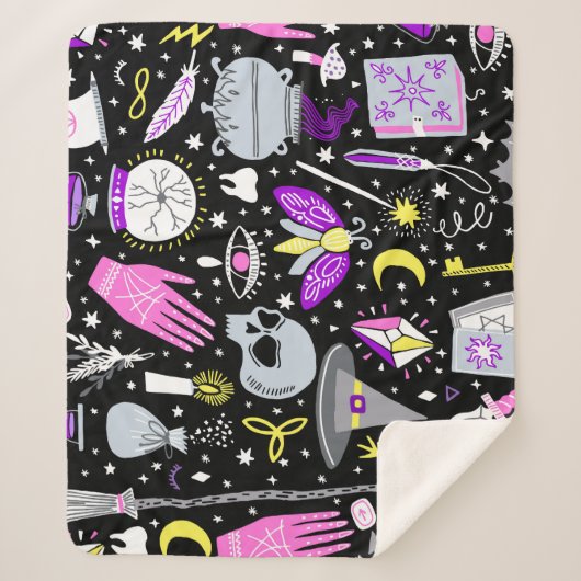  bruin-oranje tartan plaid. sherpa deken (Voorkant)